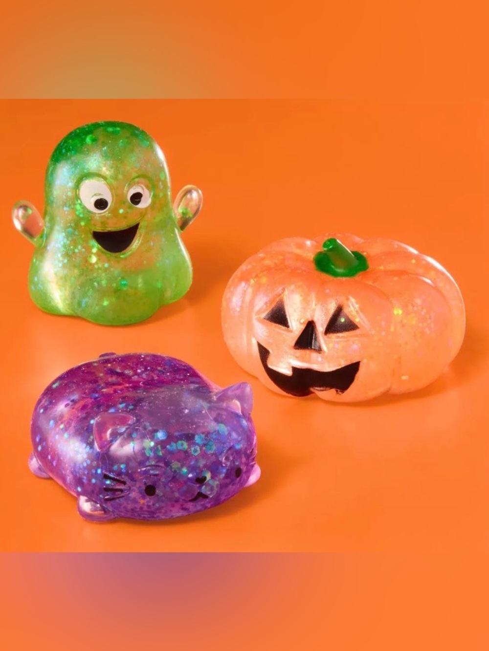 Ulta Sweet&Shimmer Halloween squishy complete set of 3 Ghost, Cat, & pumpkin🎃👻